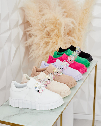 Royalfashion Športové poltopánky s farebnými kamienkami Resinello