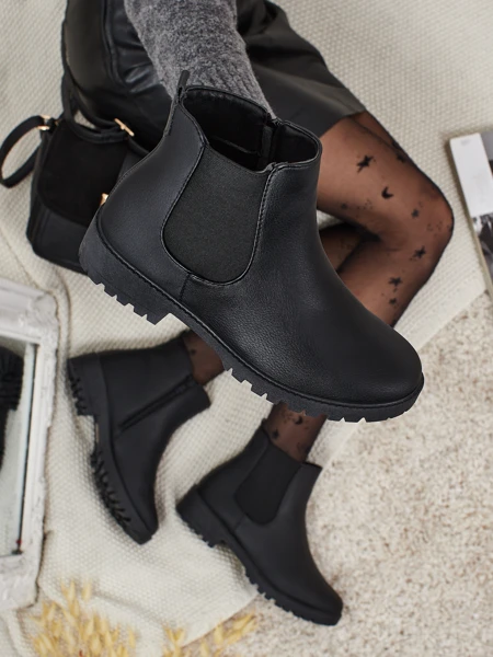 Ženski gležnjarji a'la chelsea iz eko usnja Belmo