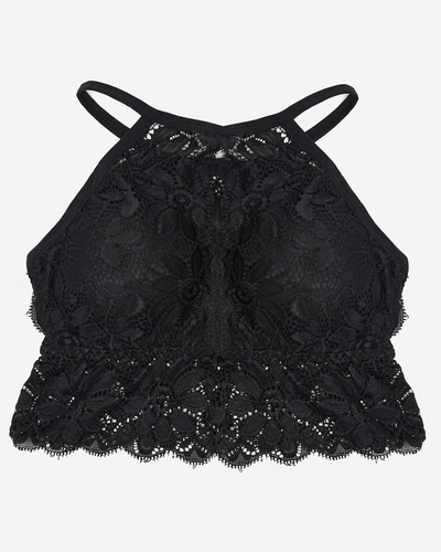 Čierna dámska bralette podprsenka - Spodná bielizeň