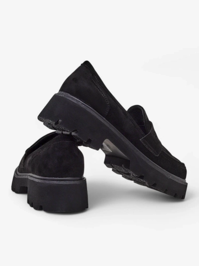 Royalfashion Dámske mokasíny z ekologického semišu Eratta