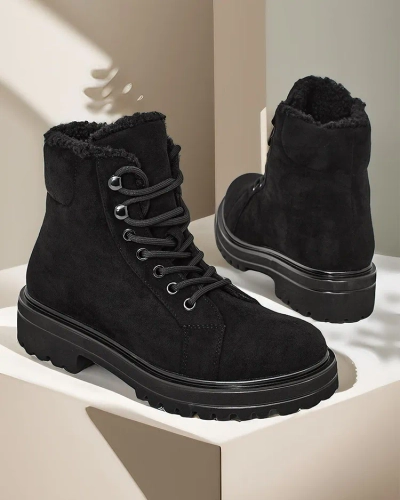 Dámske členkové topánky Royalfashion Vesot s priečnou šnurovaním