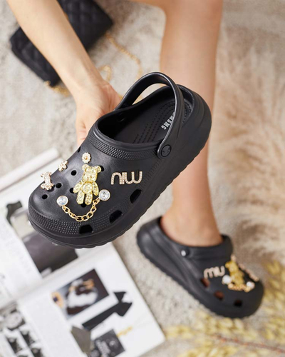 Royalfashion Dámske gumené žabky s ornamentmi Fescas