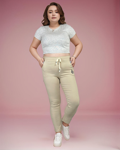 Royalfashion Dámske látkové nohavice PLUS SIZE