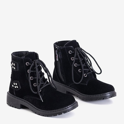 Čierne dievčenské topánky Meridal - Obuv