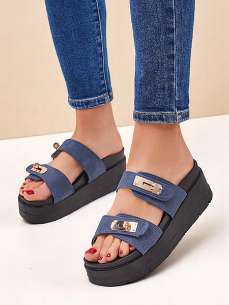 Royalfashion Dámske sandále na platforme s prackami Dalia