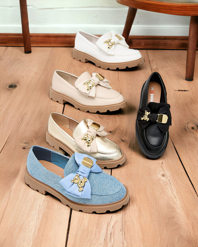 Royalfashion Mokasíny s mašľou na priehlavku Asedase