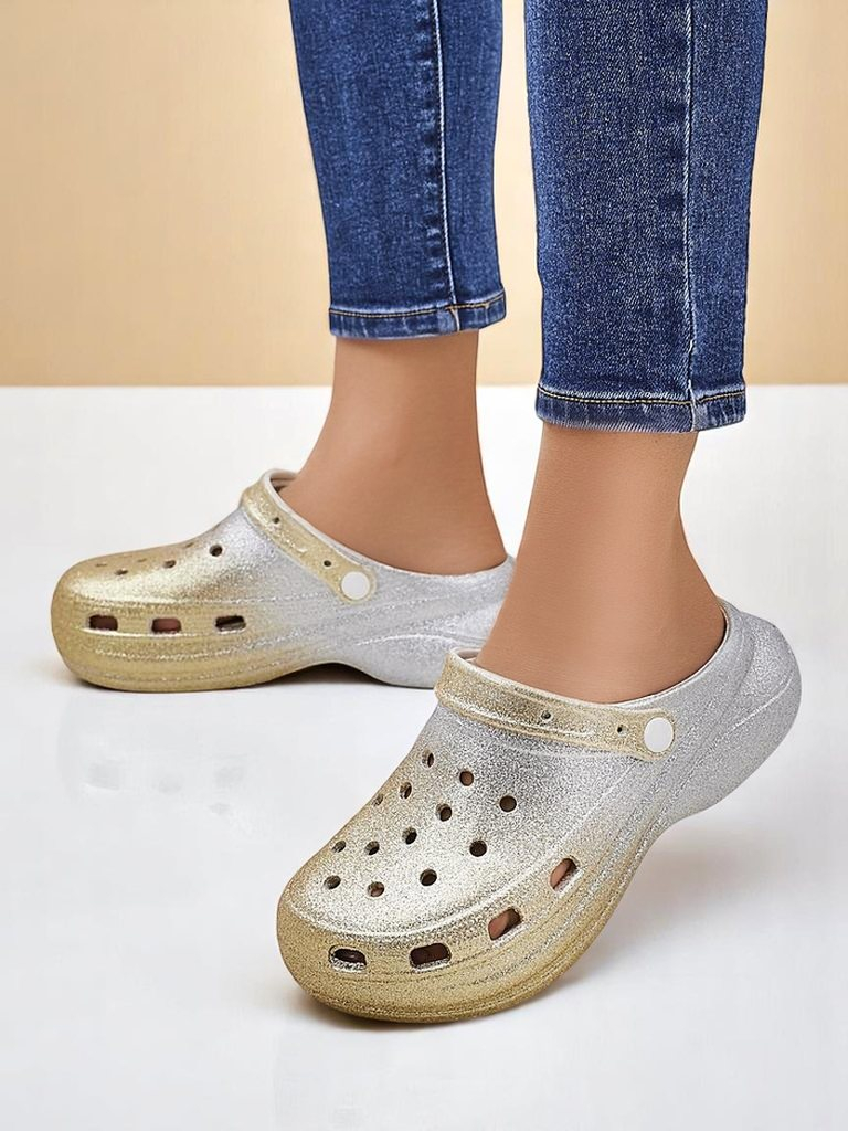 Royalfashion Dámske letné gumené sandále s výrezmi Dellosa