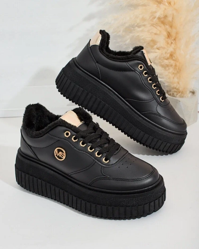 Royalfashion Zateplené dámske tenisky s kožušinou Sofi