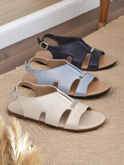 Royalfashion Ženski sandali z ravnim podplatom Solea Comfort