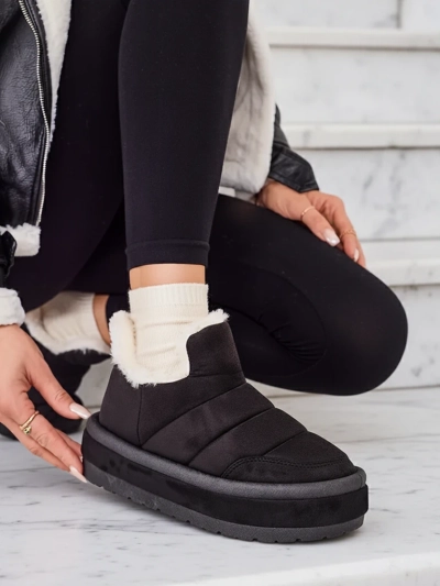 Royalfashion Dámske krátke čižmy Zoeno a'la snow boots