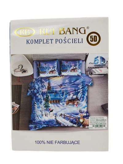 Royalfashion Božična posteljnina 160x200 komplet 3-DELNI