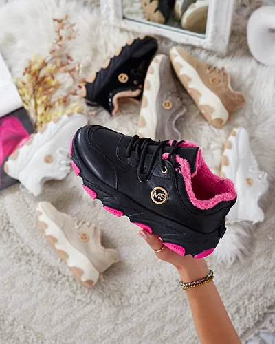 Royalfashion Dámske zateplené tenisky Caromi