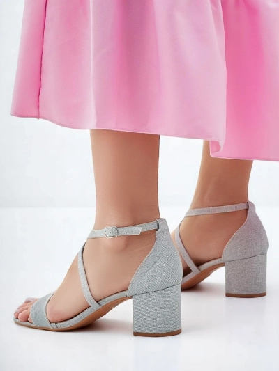 Royalfashion Glitrové sandále pre ženy Rokates