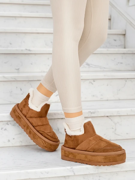 Royalfashion Dámske krátke čižmy Zoeno a'la snow boots