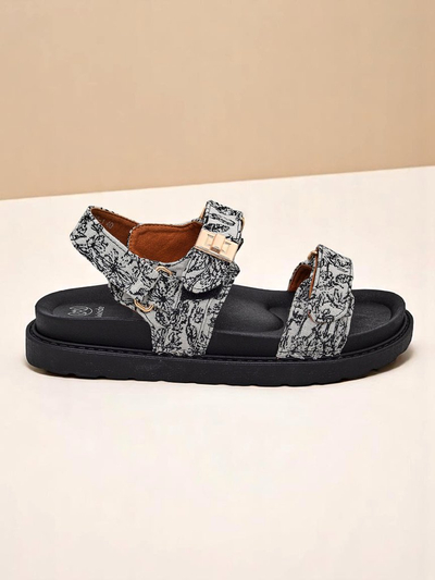 Royalfashion Dámske sandále s Aloe potlačou