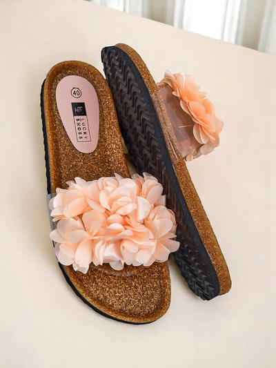 Royalfashion Ženski natikači s cvetlicami Flora Soft