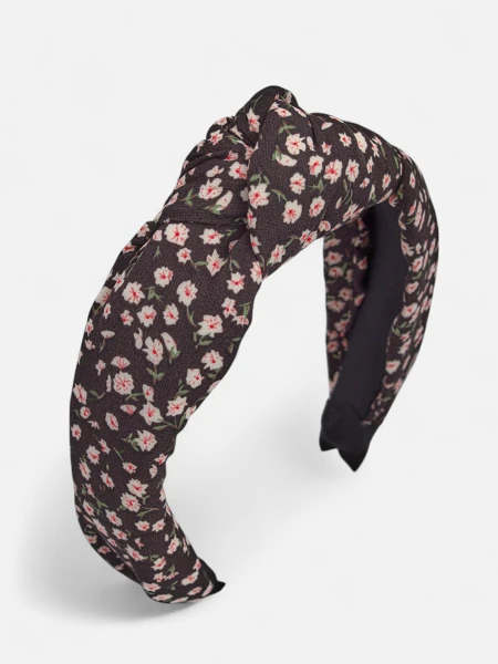 Royalfashion Naglavni trak za lase s prepletanjem v cvetove