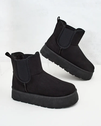 Royalfashion Dámske krátke čižmy Nomas a'la snow boots