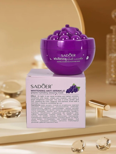 Calista Vitis Sleeping Mask – Vlažilna grozdna maska Sadoer 120ml