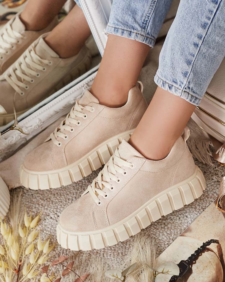 Royalfashion Dámska športová obuv na platforme moon