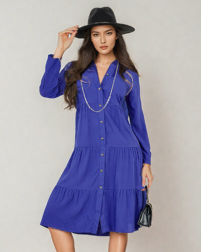 Royalfashion Dámske midi šaty