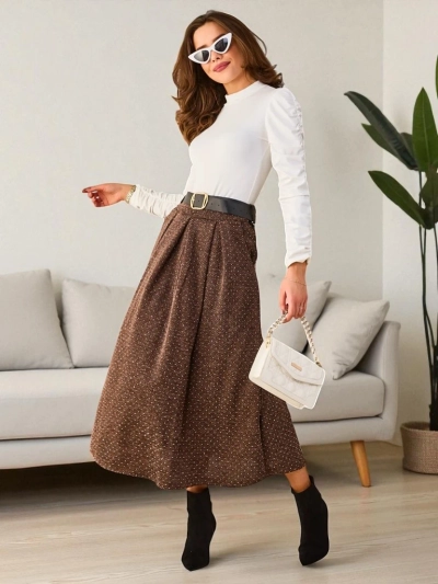 Royalfashion Ženská midi sukňa