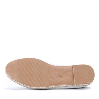 Szare espadryle z naszywką Borneo - Obuwie