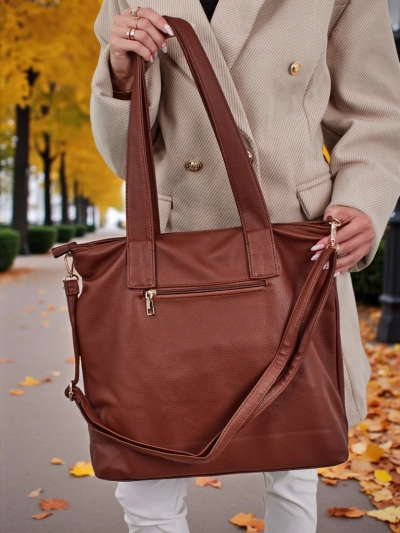 Velika ženska torbica shopper Moon Whisper iz eko usnja