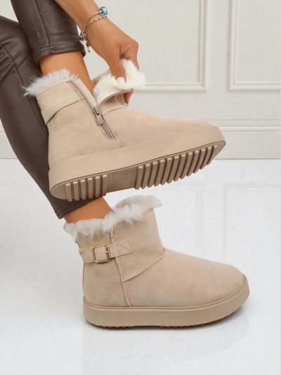 Royalfashion Kratki ženski škornji a'la za sneg Aurelia Classico