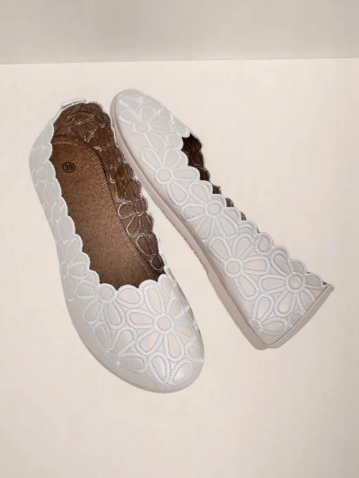 Royalfashion Kvetinové dámske balerínky Magerro