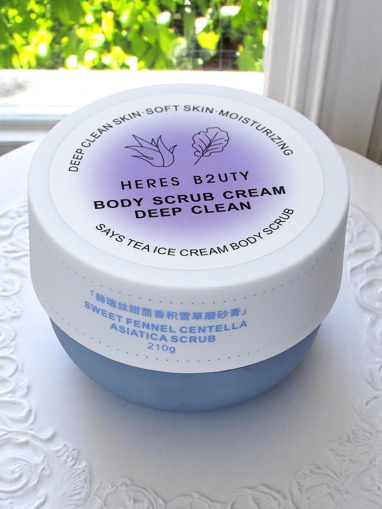 Telový peeling s hrubými zrnkami