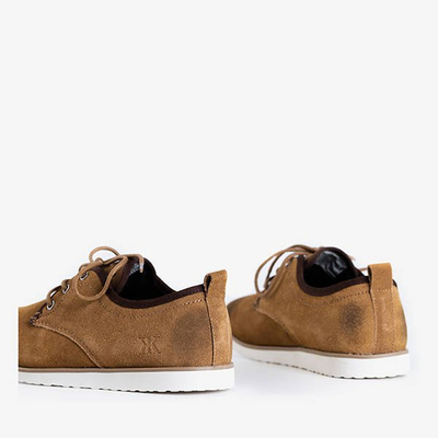 Pánske hnedé semišové topánky značky Naves - Footwear