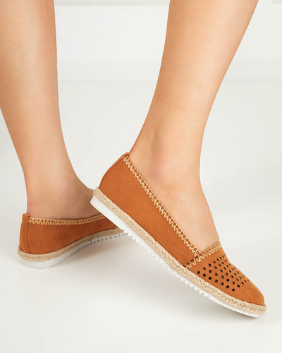 OUTLET Dámske prelamované espadrilky z ťavy Terila - Obuv