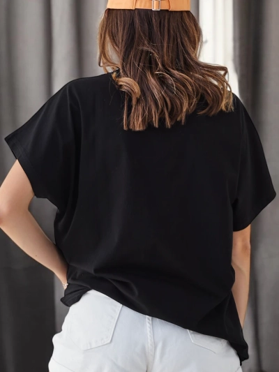 Royalfashion Dámske bavlnené tričko Množstvo srdiečok