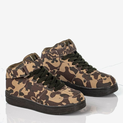 Sportovní žhnoucí dětské dětské boty camo Dixones - Footwear 1