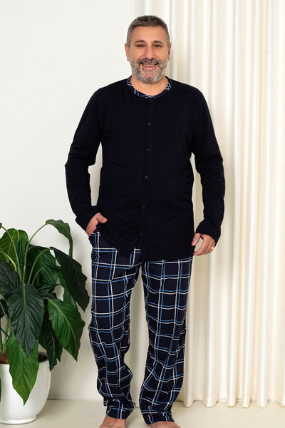 Royalfashion Pánske tmavosivé pyžamo