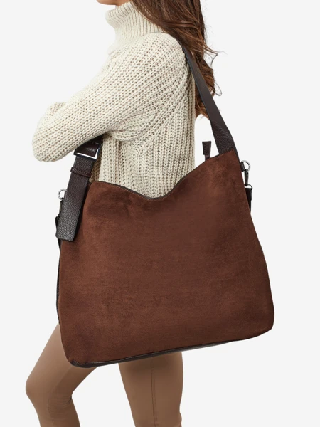 Ženska shopper torbica iz eko semiša Donenn