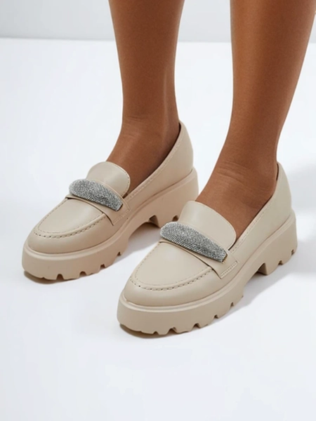 Royalfashion Dámske mokasíny s zirkónmi Emerne