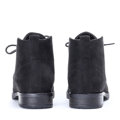 Czarne sztyblety Helen- Obuwie