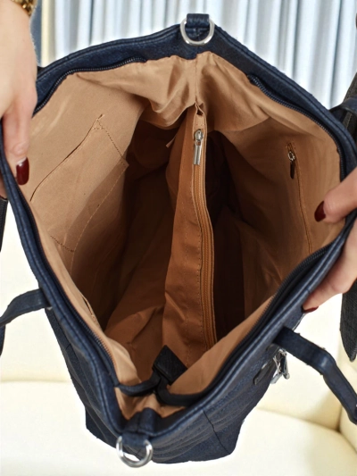 Ženska shopper torbica iz eko usnja Tessira