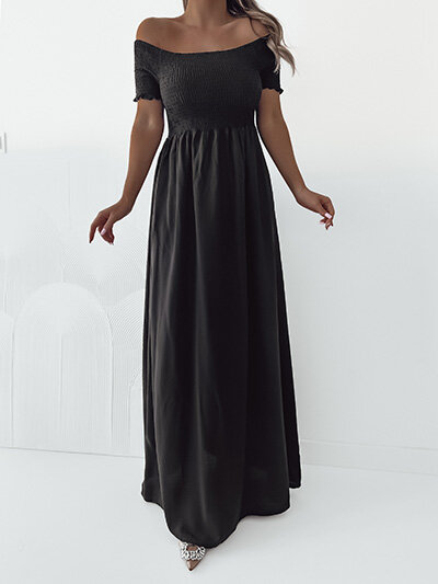 Royalfashion Dámske midi šaty a'la hiszpanka