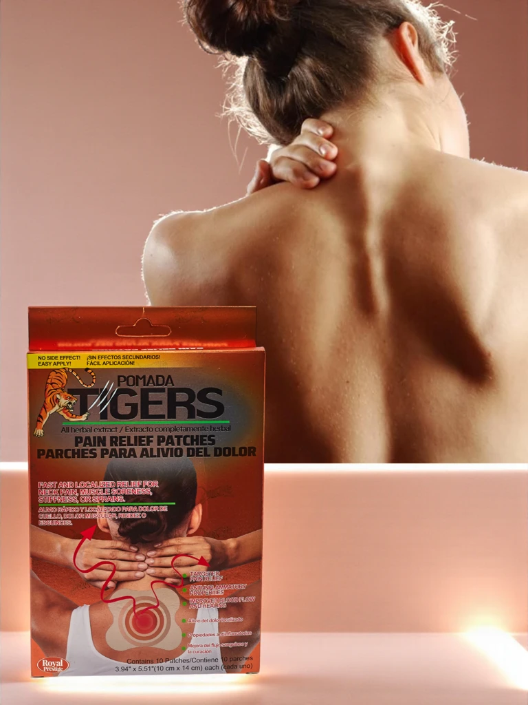 Obliži proti bolečinam za vrat in tilnik, 10 kosov