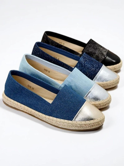 Royalfashion Dámske espadrilky a'la denim Anerta