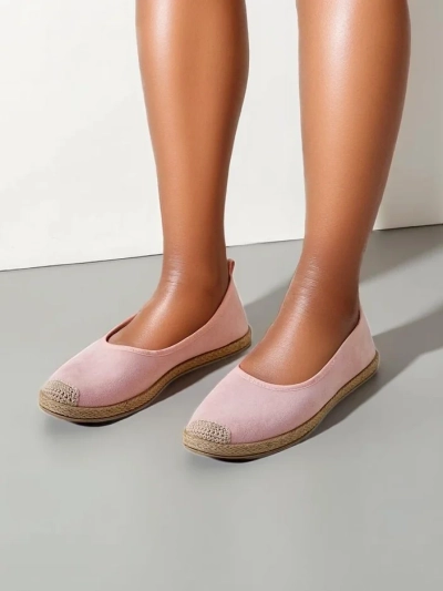 Royalfashion dámske ekologické semišové espadrilky Aroles