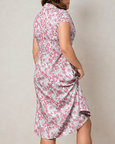 Royalfashion Dámske kvetinové midi šaty