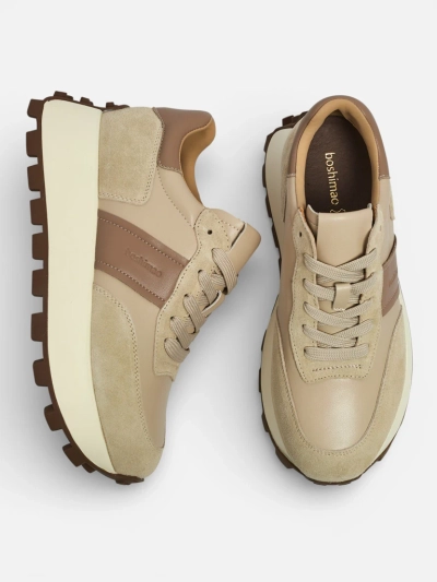 Športne ženske superge iz naravnega usnja Naterre