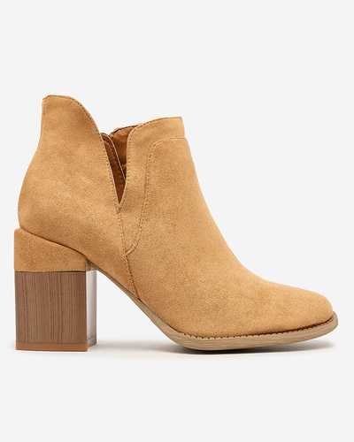 Royalfashion Camel dámske čižmy Ricteas