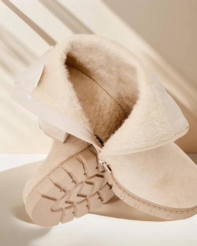 Royalfashion Ekológia-suede dámske členok topánky na stĺpci Emuri