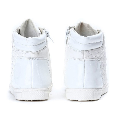 Białe sneakersy z eko skóry Colette- Obuwie