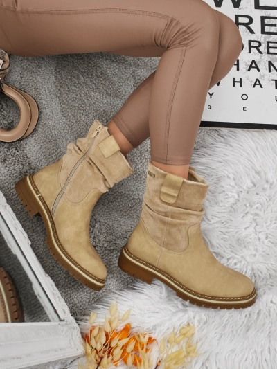 Visoki ženski gležnarji iz eko semiša Liora